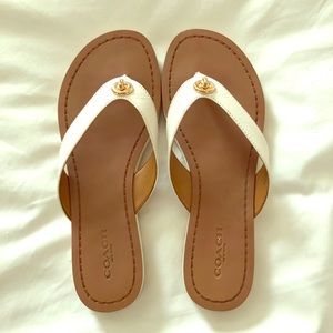 Coach flip flops
